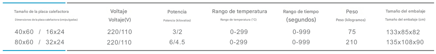 Plancha de presión lateral sin costuras de ocho brazos deslizante de doble puesto