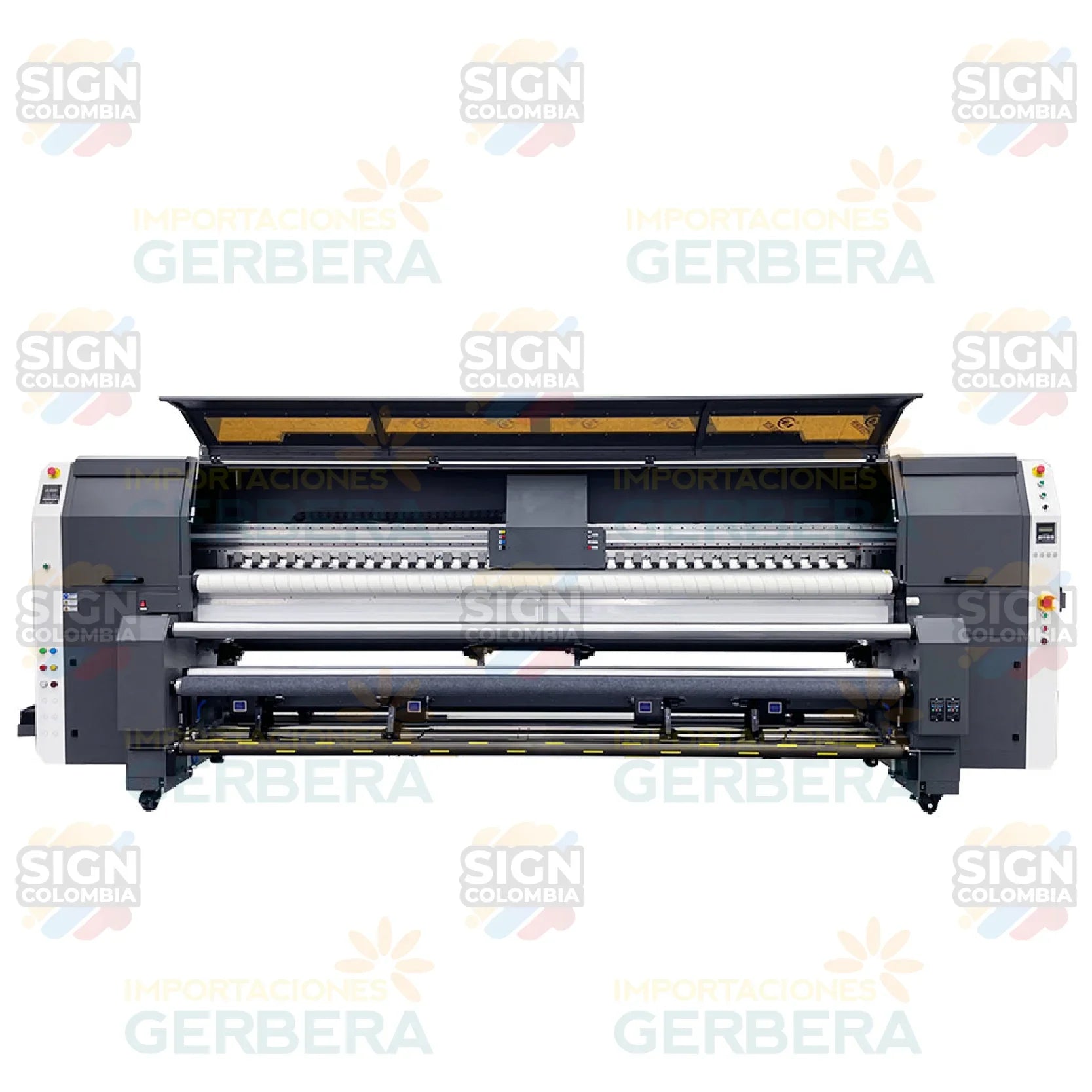 Impresora UV de rollo a rollo de 3,2 m con 4/8 cabezales - SIGN COLOMBIA Plotter de corte