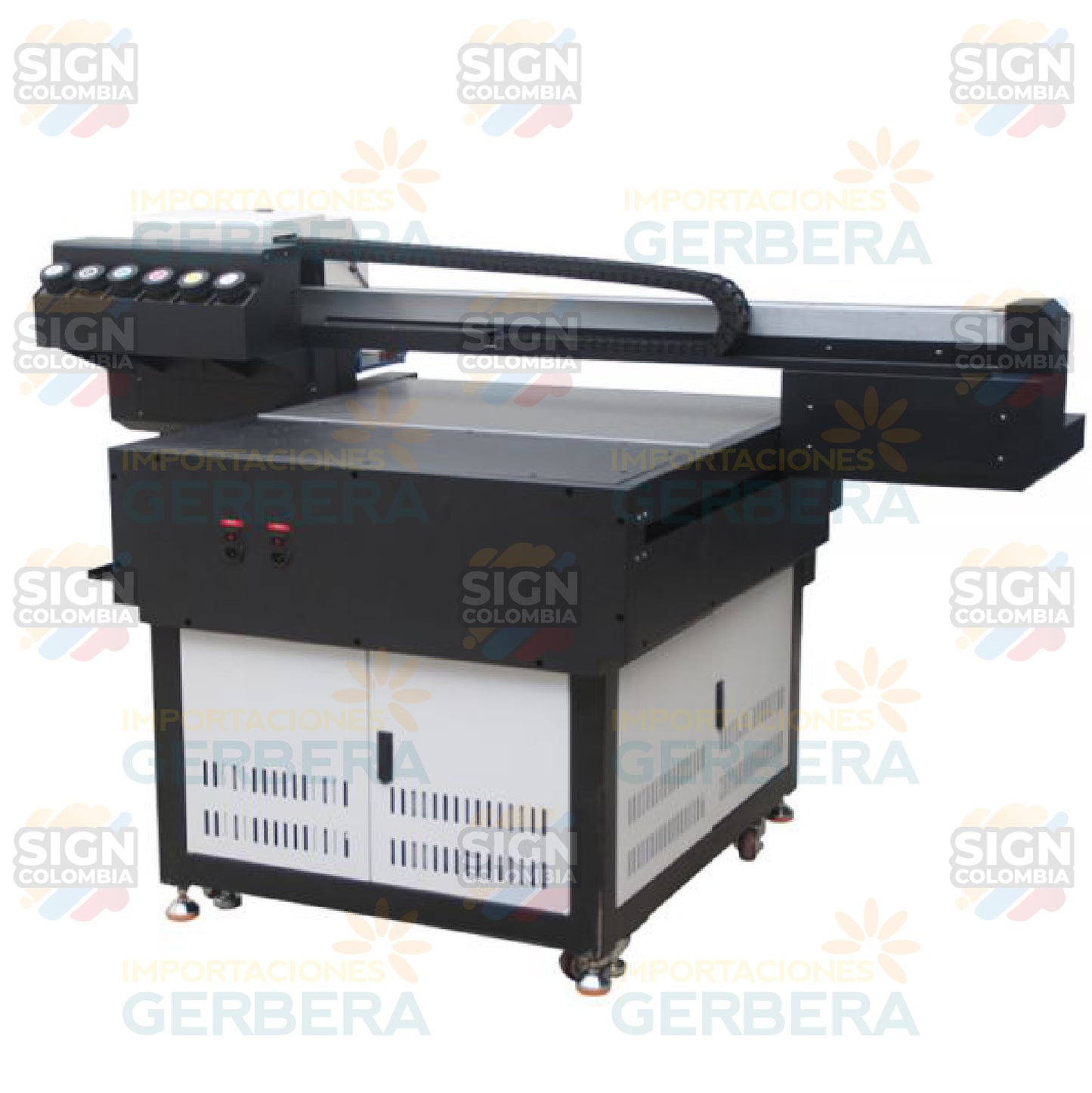 Impresora UV de 90x60 con 3/4 cabezales Epson i3200U/XP600 - SIGN COLOMBIA Plotter de corte