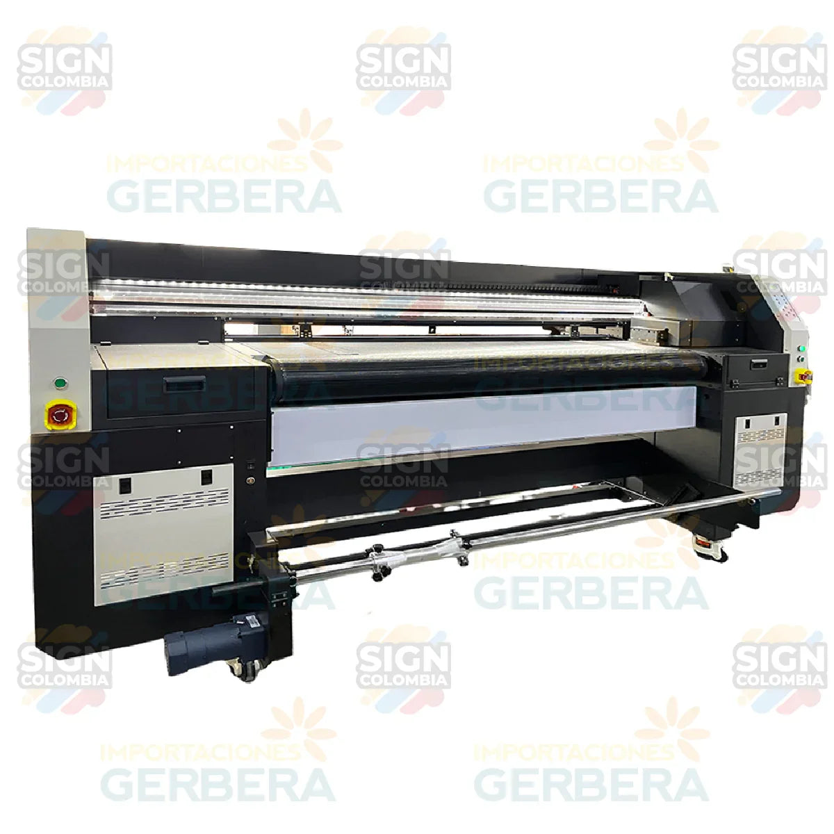 Impresora de tinta híbrida UV de 1,8 m con 3/4 cabezales i3200U - SIGN COLOMBIA Plotter de corte