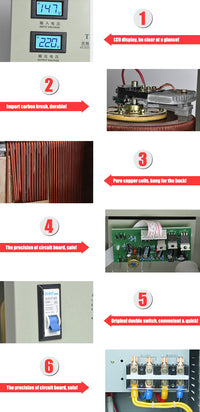 Transformador / Regulador de voltaje totalmente automático de 10/15kW, 220V - SIGN COLOMBIA Plotter de corte