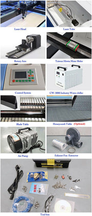 Máquina Corte CO2 Laser 100W\130W\150W - SIGN COLOMBIA Plotter de corte