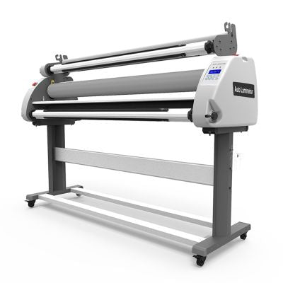 Máquina laminadora neumática totalmente automática de 1600 mm para películas liner y sin liner, con función de corte