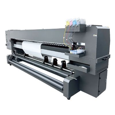 Impresora de inyección de tinta ecosolvente GT3204 de 3,2 m con 4 cabezales de impresión Epson I3200