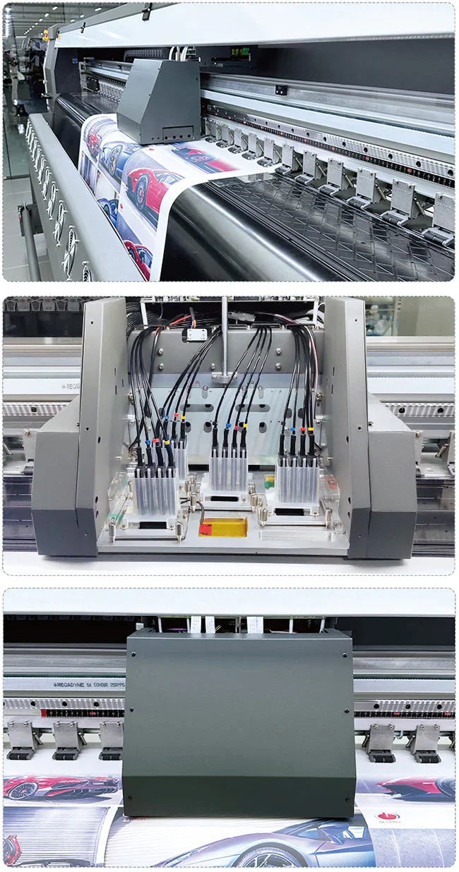 Impresora ecosolvente de 3,2 m con 4 cabezales I3200 - SIGN COLOMBIA Plotter de corte