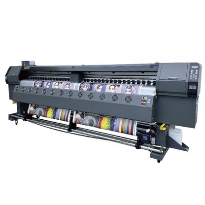 Impresora de inyección de tinta UV GT302 de rollo a rollo de 3,2 m con 2 cabezales de impresión Epson