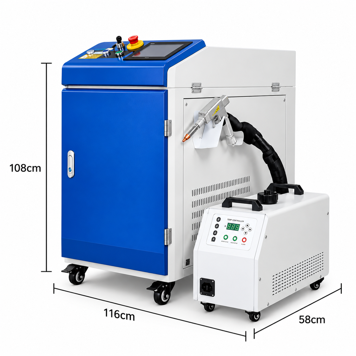 Máquina de Soldadura Láser Portátil 4 en 1 2000W