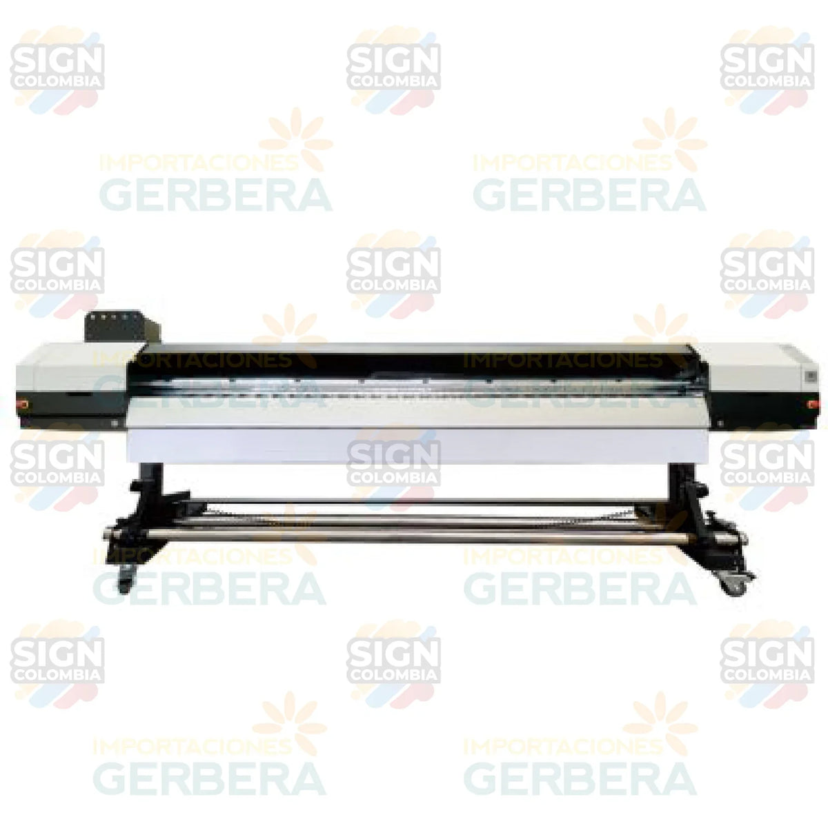 Impresora de inyección de tinta UV de rollo a rollo de 3,2 m con 2/4 cabezales Epson - SIGN COLOMBIA Plotter de corte