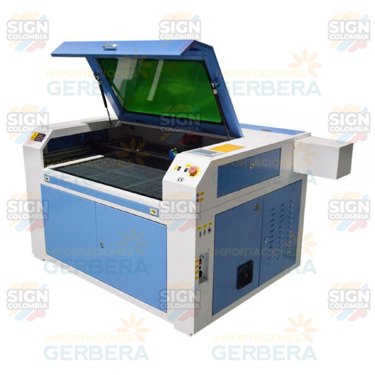 Máquina cortadora y grabadora láser CO2 100w 90x60 - SIGN COLOMBIA Plotter de corte