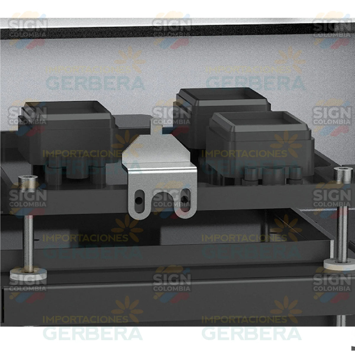 Impresora UV con 3 cabezales Epson I1600-U1 de 60x90 - SIGN COLOMBIA Plotter de corte