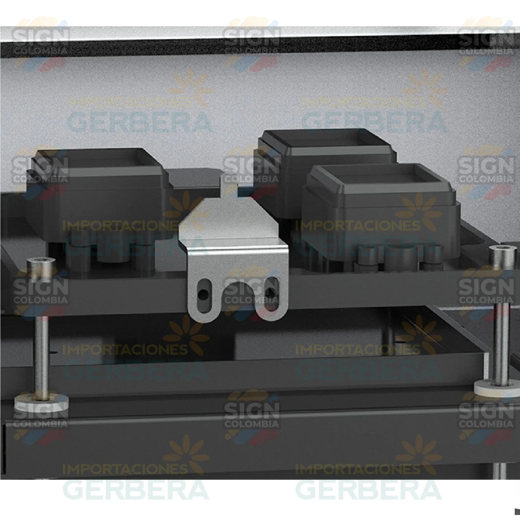 Impresora UV con 3 cabezales Epson I1600-U1 de 60x90 - SIGN COLOMBIA Plotter de corte
