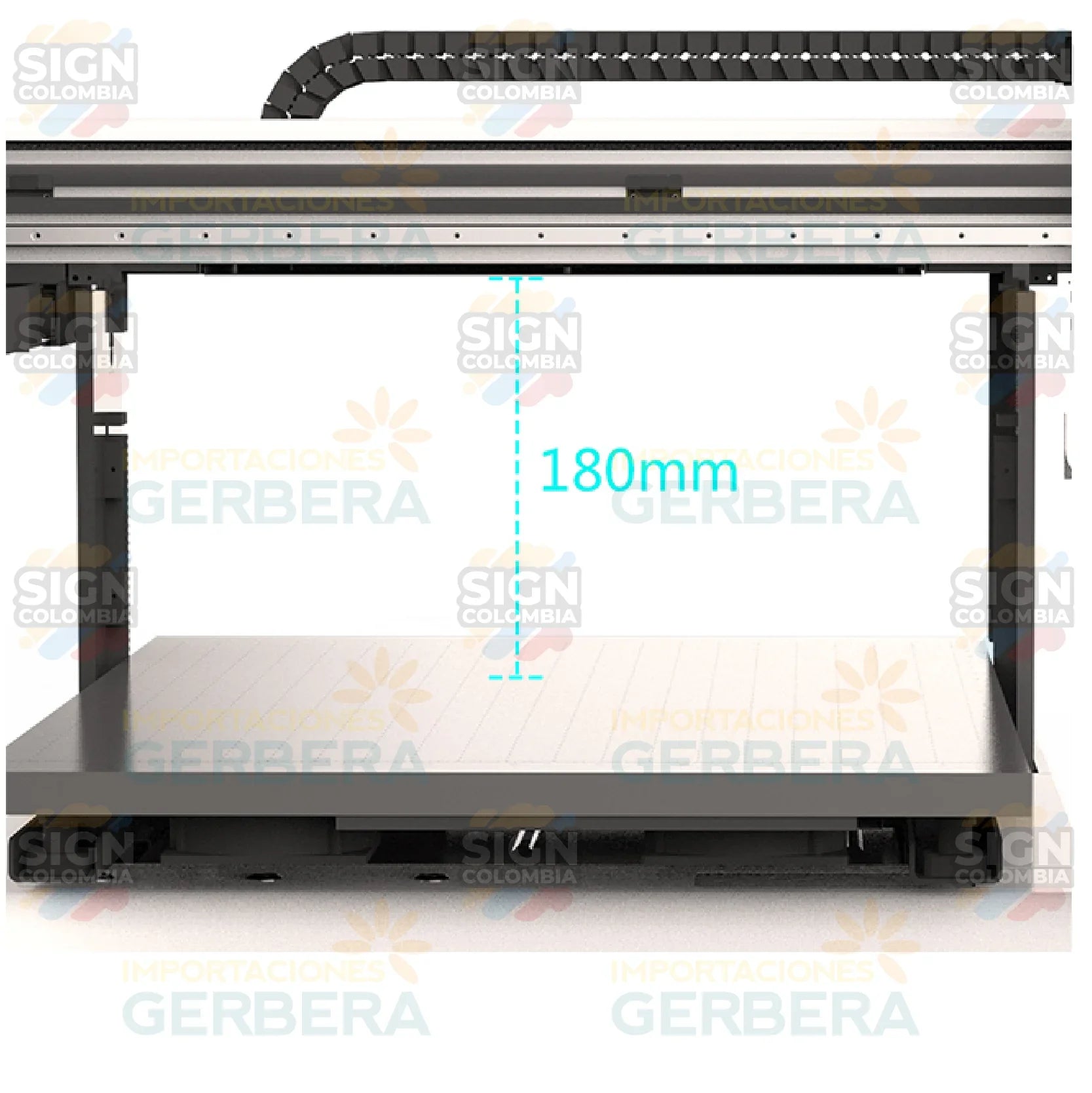 Impresora UV con 3 cabezales Epson I1600-U1 de 60x90 - SIGN COLOMBIA Plotter de corte