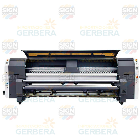 Impresora UV de rollo a rollo de 3,2 m con cabezales de impresión UV
