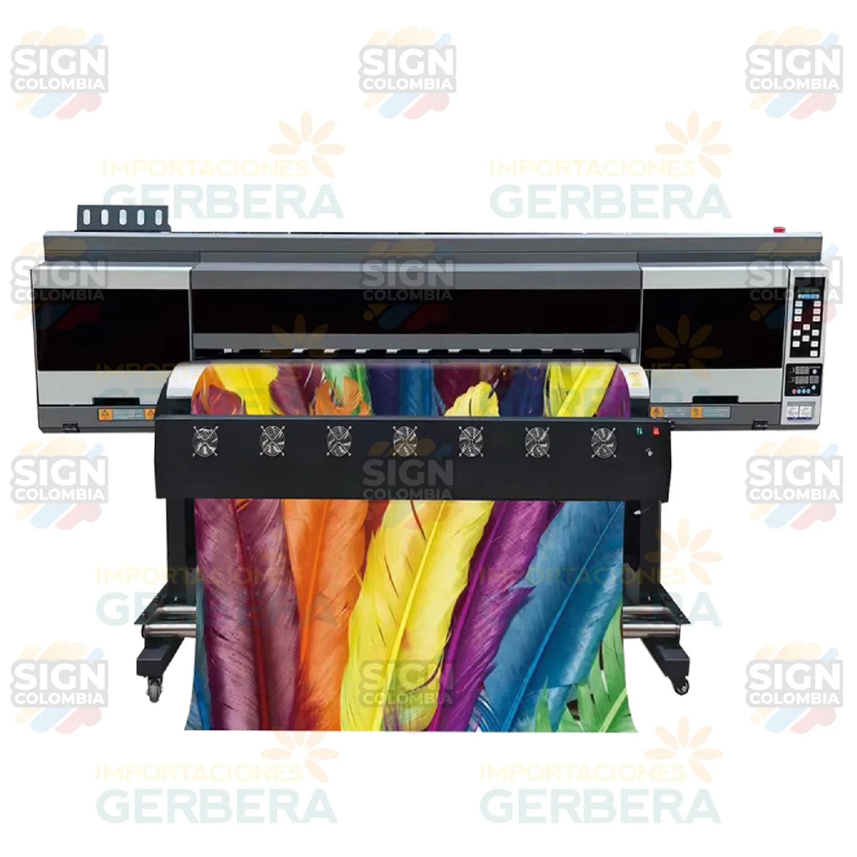 Impresora de 1,2" con 2 cabezales I3200A JC1300 - SIGN COLOMBIA Plotter de corte