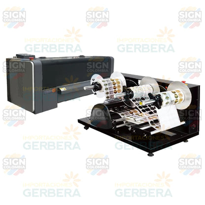 Impresora de etiquetas y cortadora automática de etiquetas rollo a rollo - SIGN COLOMBIA Plotter de corte