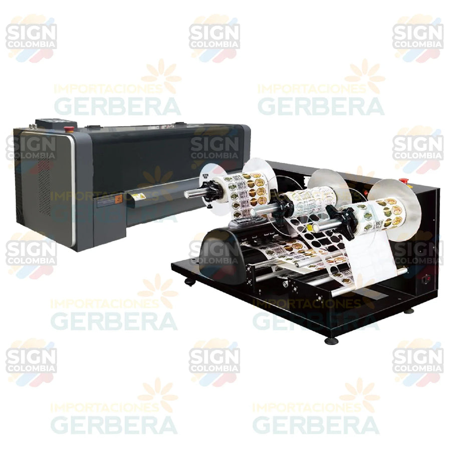 Impresora de etiquetas y cortadora automática de etiquetas rollo a rollo - SIGN COLOMBIA Plotter de corte