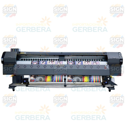 Impresora de inyección de tinta rollo a rollo de 3,2 m con 2 cabezales Epson