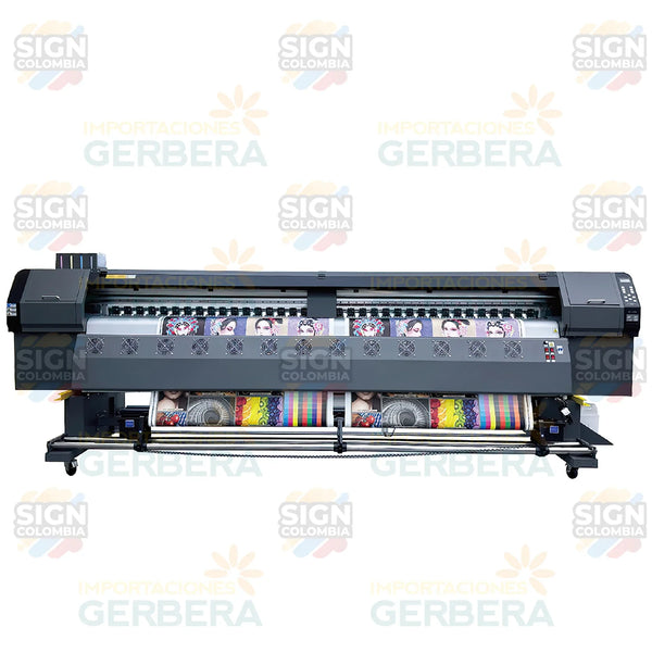 Impresora de inyección de tinta rollo a rollo de 3,2 m con 2 cabezales Epson - SIGN COLOMBIA Plotter de corte