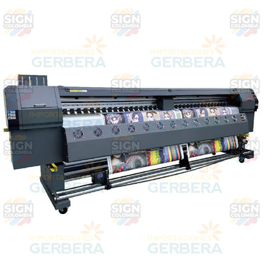 Impresora de inyección de tinta rollo a rollo de 3,2 m con 2 cabezales Epson