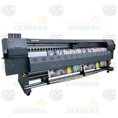 Impresora de inyección de tinta rollo a rollo de 3,2 m con 2 cabezales Epson