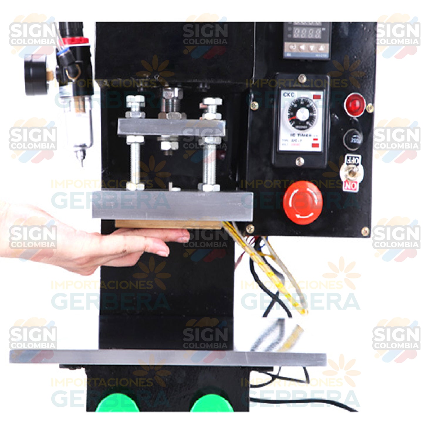 Máquina Estampadora Automática Neumática En Caliente