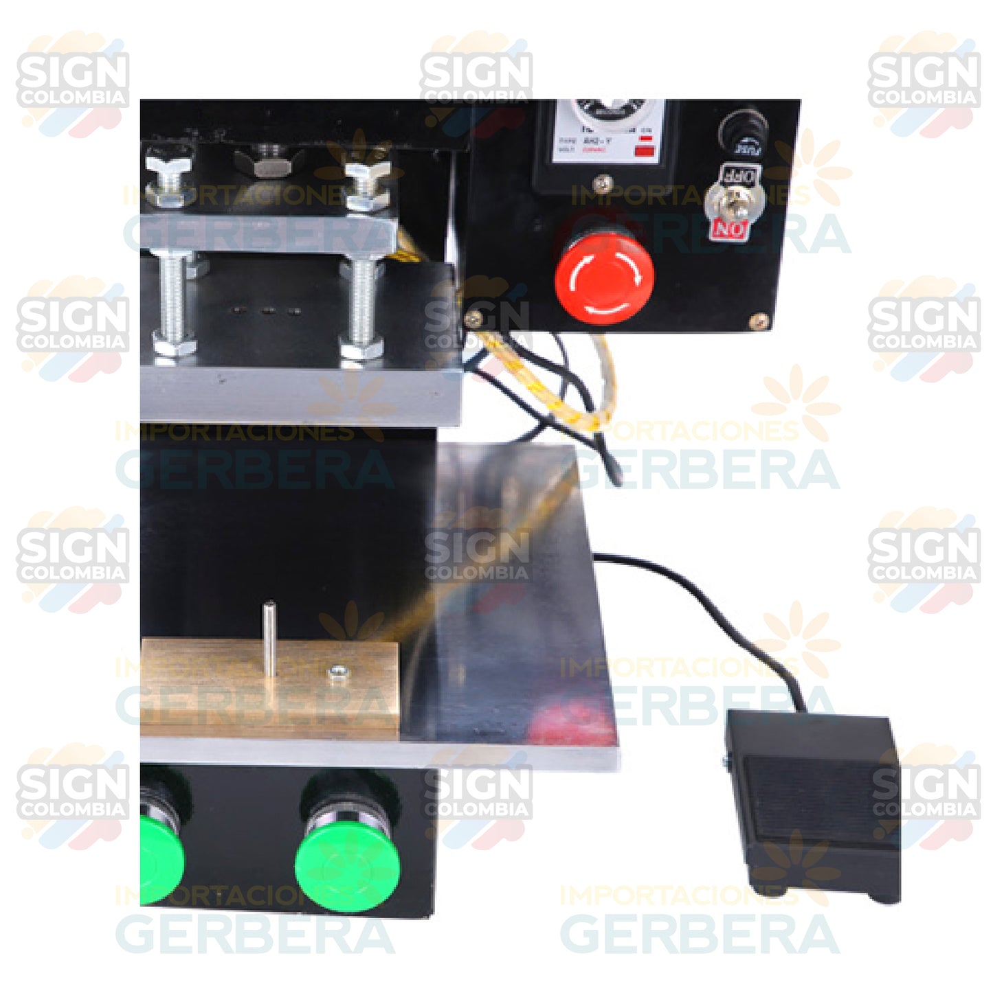 Máquina Estampadora Automática Neumática En Caliente