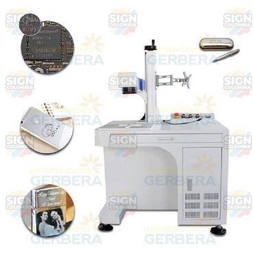Maquina de Escritorio Marcadora de Fibra Laser para Metal 50W