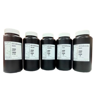 Tinta UV neutra (mezcla de tinta blanda y dura) para cabezal de impresión UV de Epson, 1L