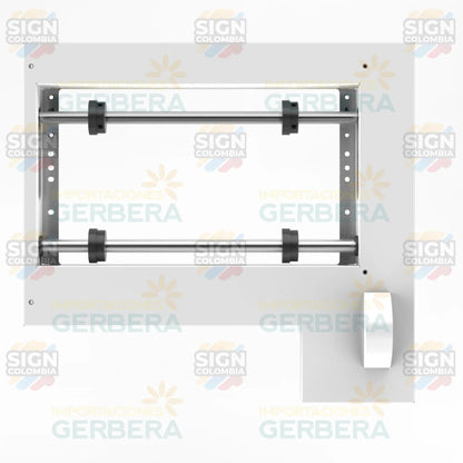 Opción cilíndrica rotativa para impresora plana LED UV A3 - SIGN COLOMBIA Plotter de corte