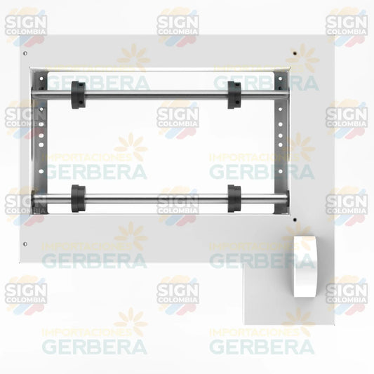 Opción cilíndrica rotativa para impresora plana LED UV A3 - SIGN COLOMBIA Plotter de corte