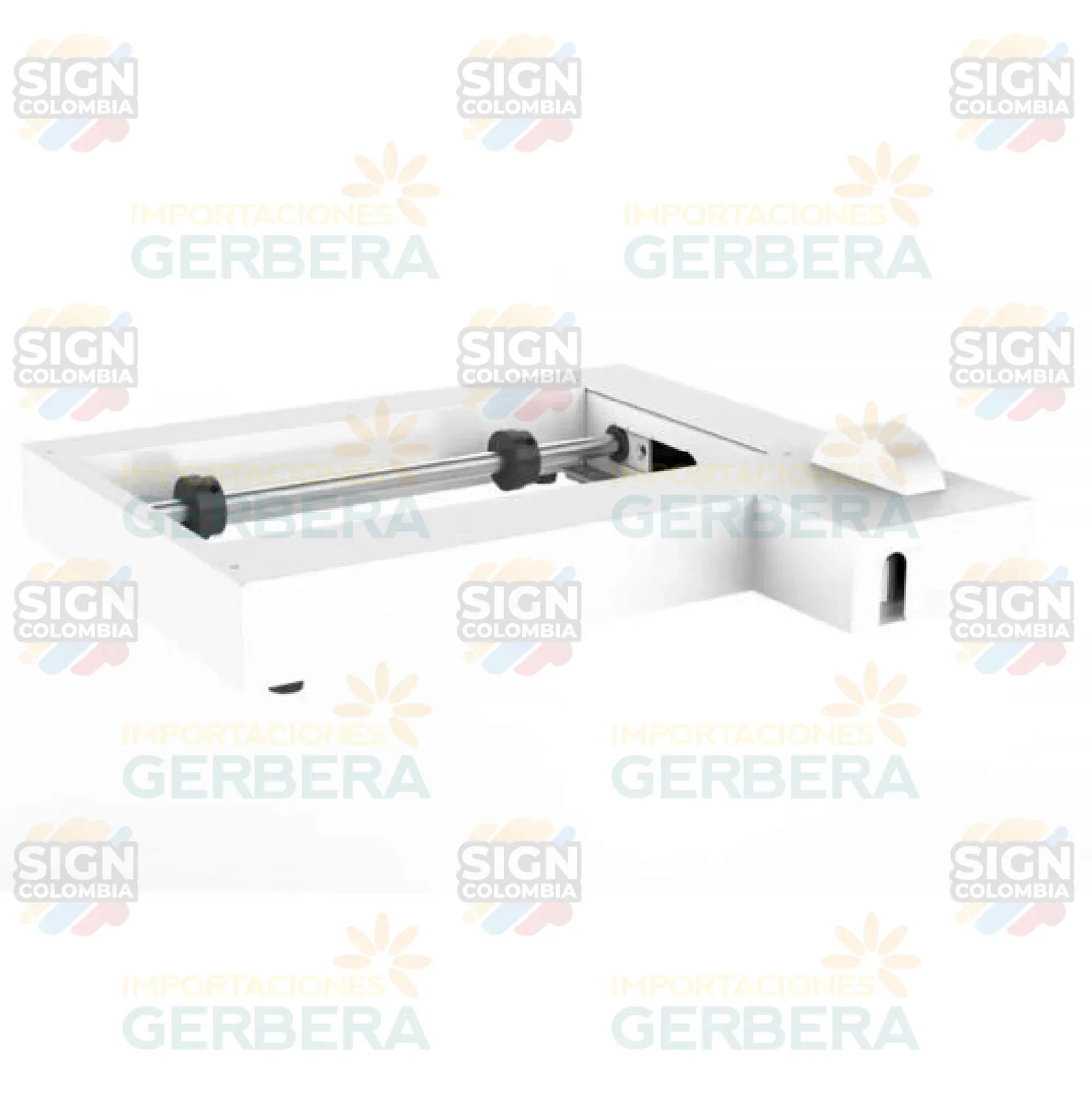 Opción cilíndrica rotativa para impresora plana LED UV A3 - SIGN COLOMBIA Plotter de corte