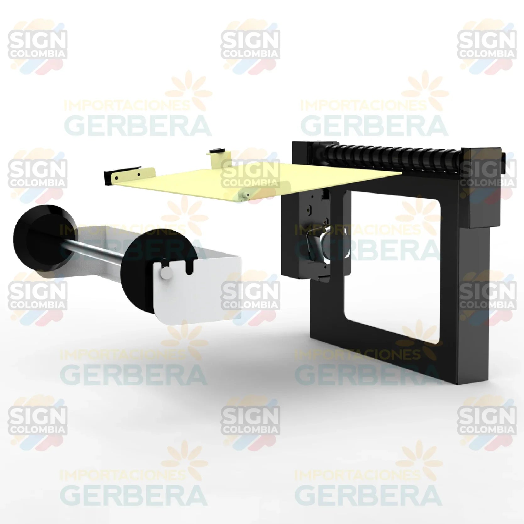 Opción de rollo para impresora plana LED UV A3 - SIGN COLOMBIA Plotter de corte