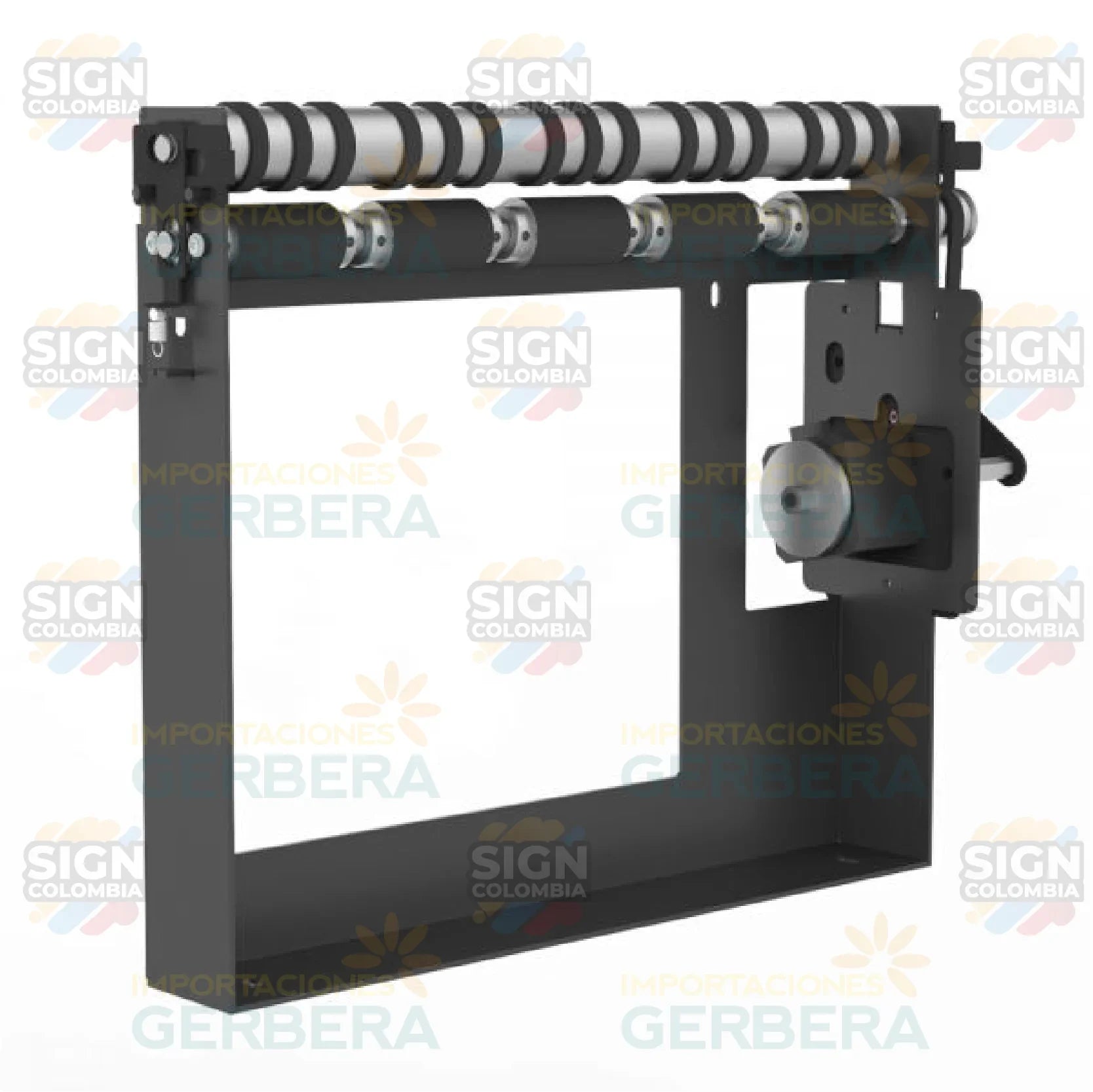 Opción de rollo para impresora plana LED UV A3 - SIGN COLOMBIA Plotter de corte