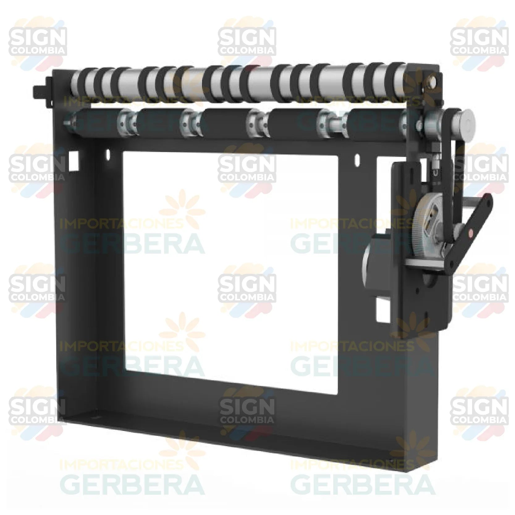 Opción de rollo para impresora plana LED UV A3 - SIGN COLOMBIA Plotter de corte