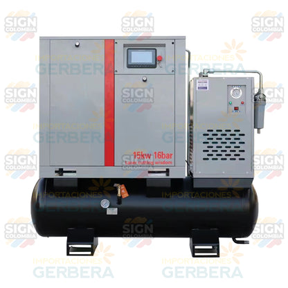 Compresor de aire 15KW 1.6MPA - SIGN COLOMBIA Plotter de corte