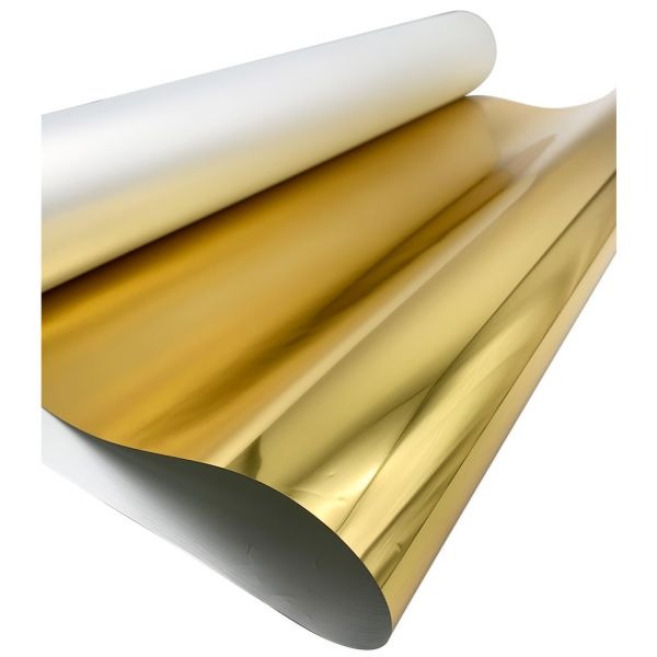 Papel DTF Foil De Impresión Dorado 0.6x100m