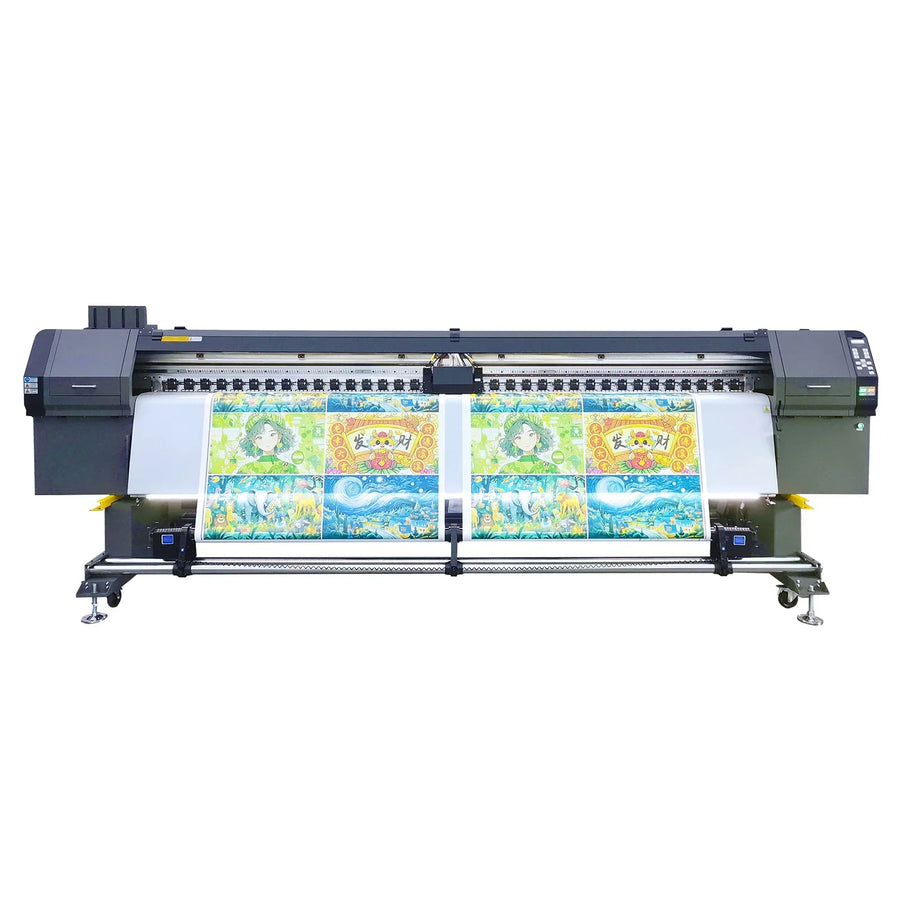 Impresora de inyección de tinta rollo a rollo de 3,2 m con 2 cabezales Epson - SIGN COLOMBIA Plotter de corte