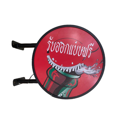 Caja de luz plana de acrílico redonda