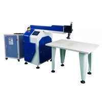 Máquina de soldadura láser YAG estándar de 300 W para la fabricación de letras de canal de metal fino - SIGN COLOMBIA Plotter de corte