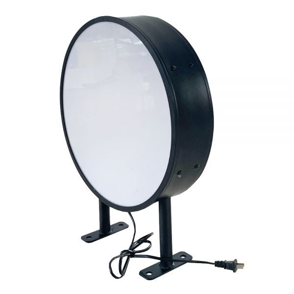 Caja de luz plana de acrílico redonda