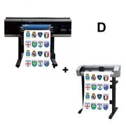 Impresora Efecto 3D DTF UV para Ropa - SIGN COLOMBIA Plotter de corte