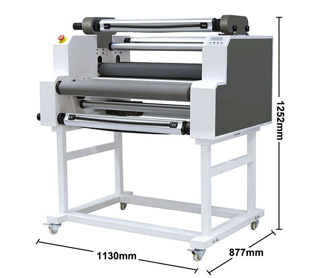Laminadora neumática totalmente automática M1 de 800 mm para estampado en caliente de oro y descarga de residuos de película. - SIGN COLOMBIA Plotter de corte