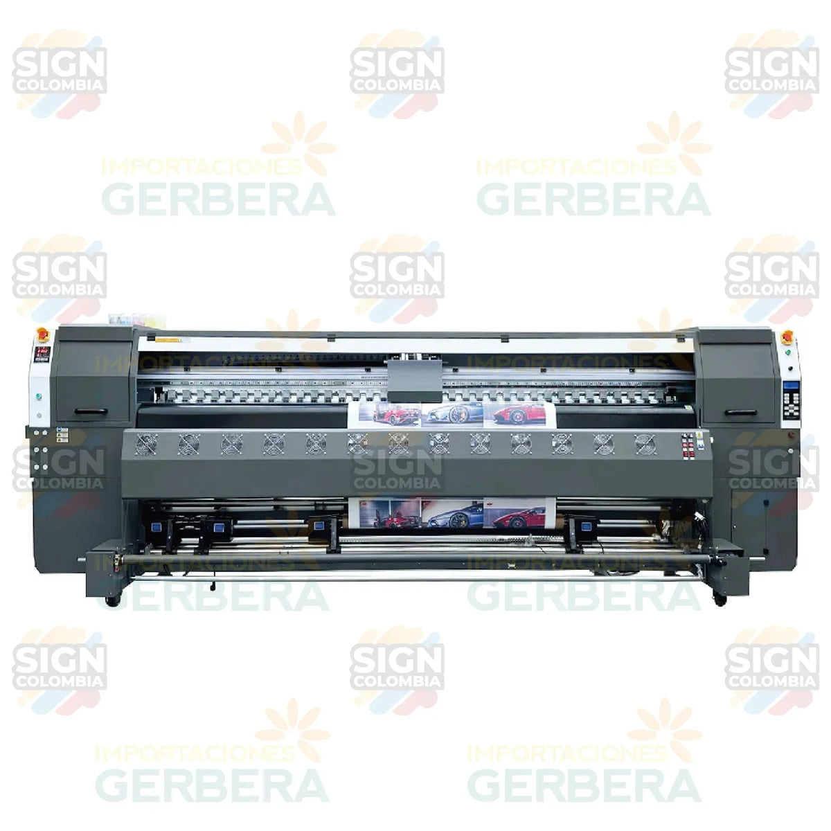 Impresora ecosolvente de 3,2 m con 4 cabezales I3200 - SIGN COLOMBIA Plotter de corte
