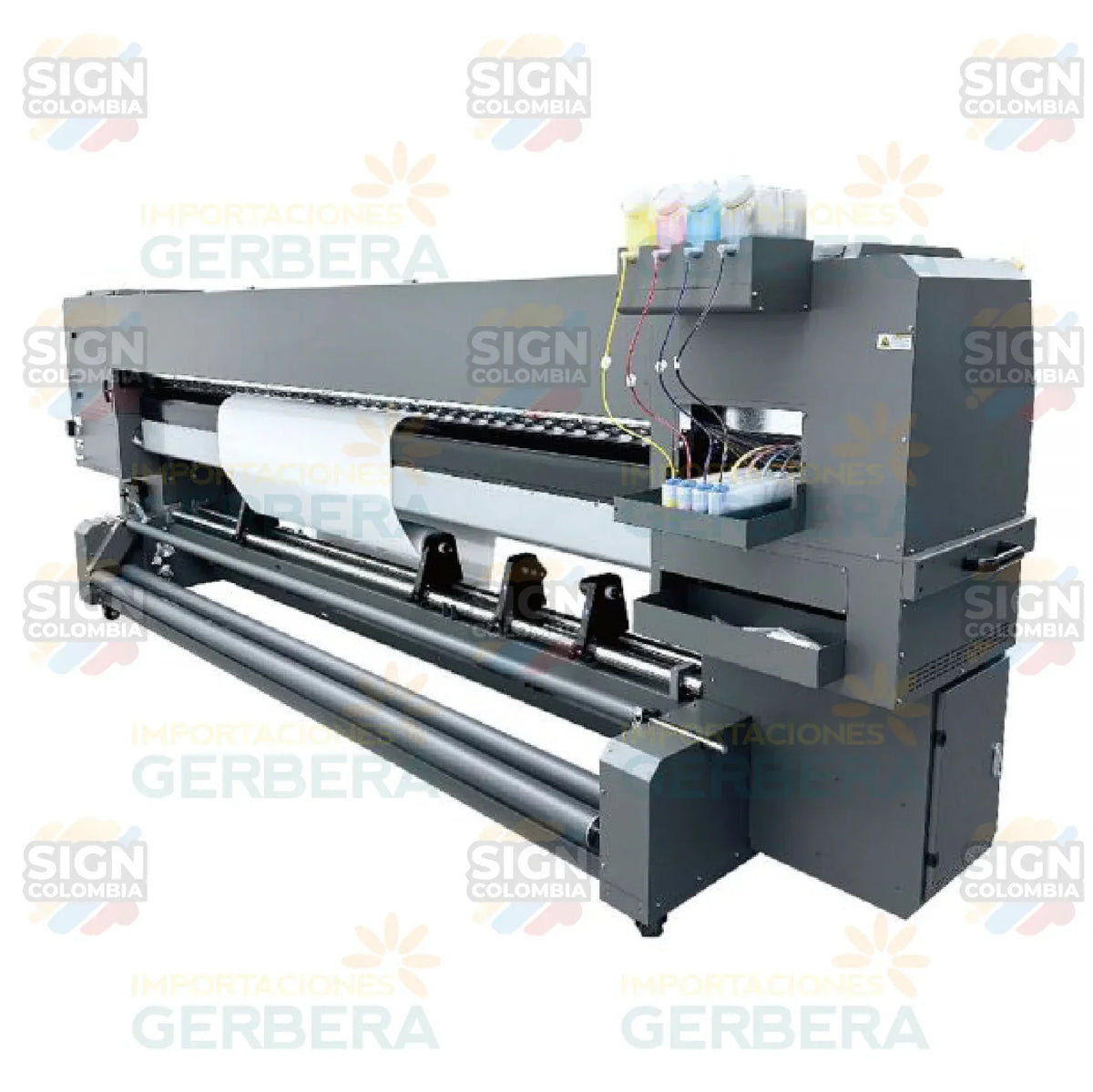 Impresora ecosolvente de 3,2 m con 4 cabezales I3200 - SIGN COLOMBIA Plotter de corte