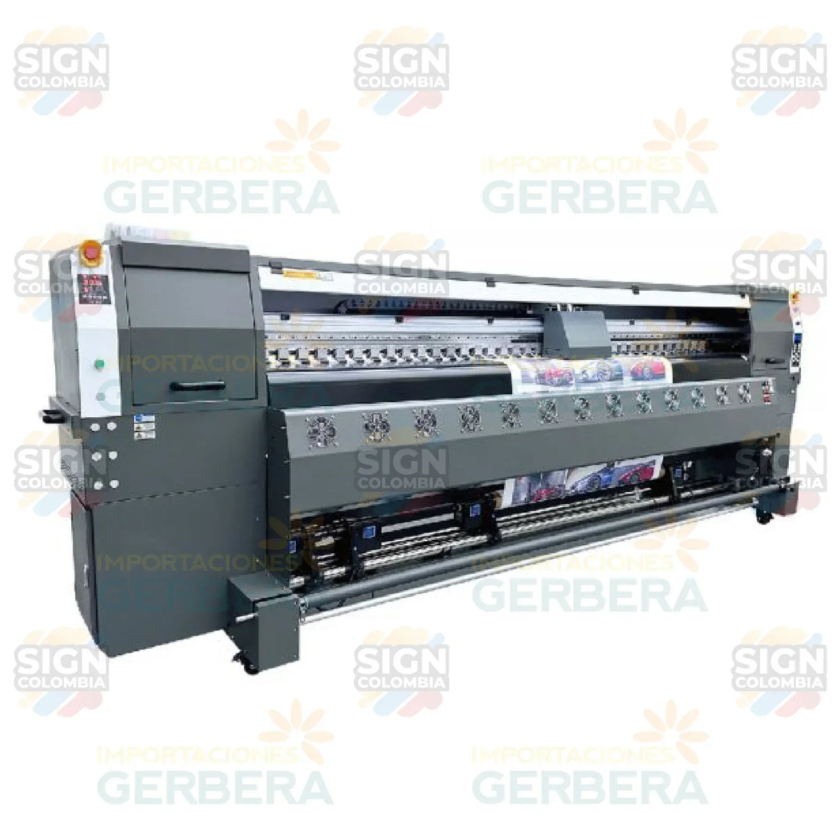 Impresora ecosolvente de 3,2 m con 4 cabezales I3200 - SIGN COLOMBIA Plotter de corte