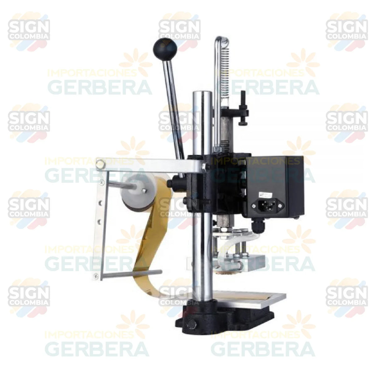 Máquina Estampadora En Caliente para Piel y Plástico - SIGN COLOMBIA Plotter de corte
