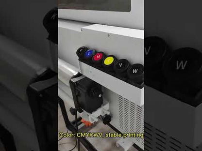 Impresora UV DTF 30cm 300B con 3 cabezales XP600