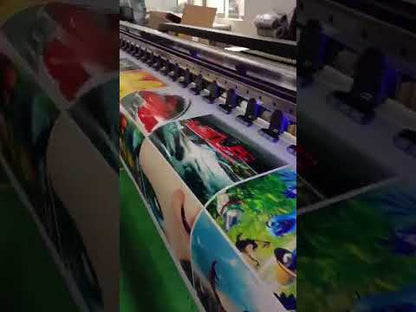 Impresora de inyección de tinta UV de rollo a rollo de 3,2 m con 2 cabezales de impresión Epson I3200U