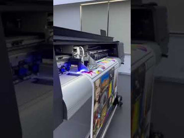 Impresora de inyección de tinta UV rollo a rollo de 1,8 m con 2 cabezales de impresión Epson I3200U