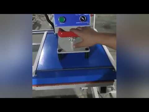 Máquina termofijadora neumática de doble estación con deslizamiento ascendente